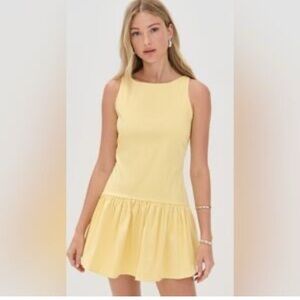 Peixoto Sunny Yellow Mini Dress